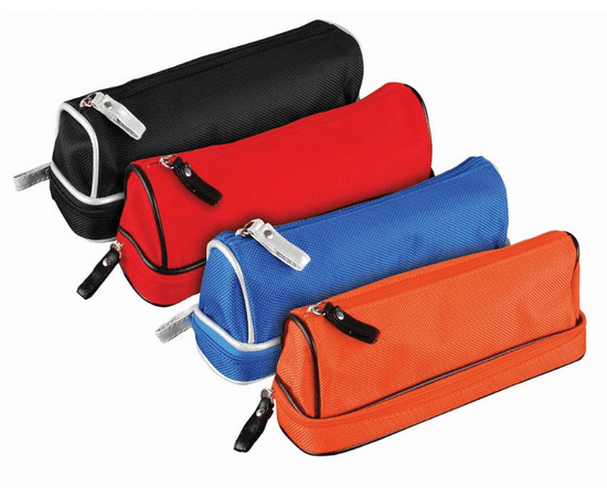 Dome Double Zip Pencil Case - Assorted